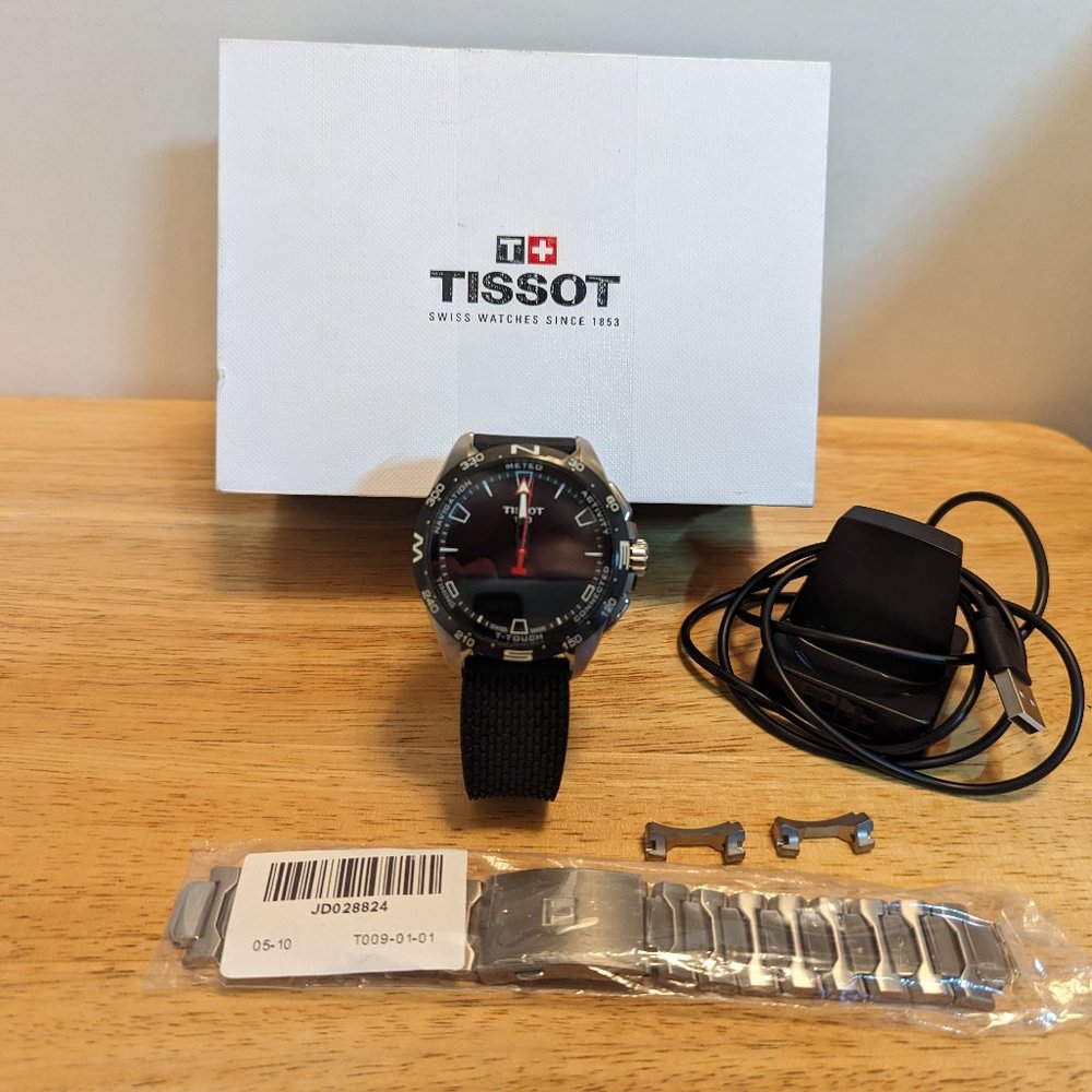 Tissot T-Touch Connect Solar Black Dial Men's Watch T121.420.44.051.00